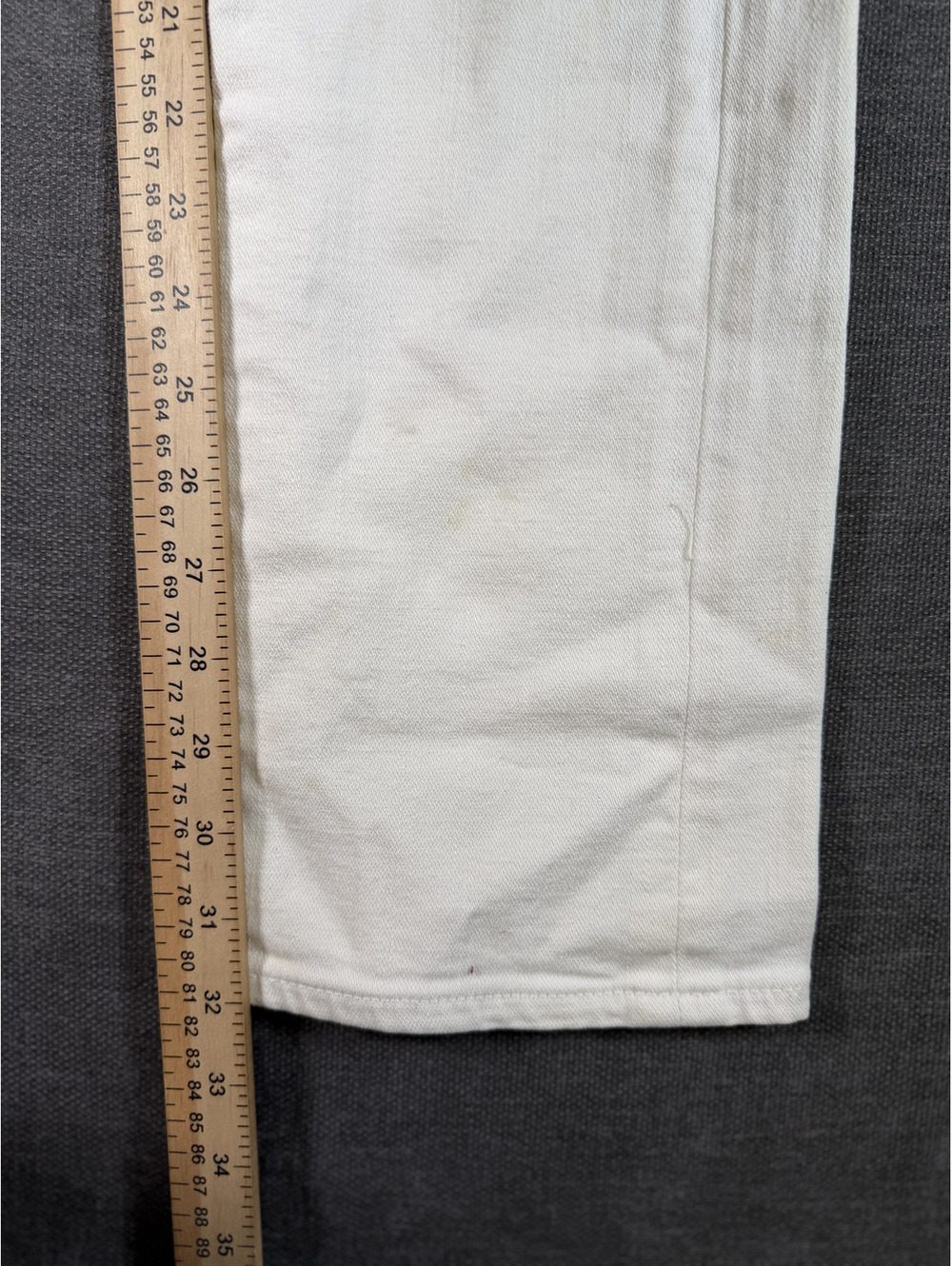 True Religion White Denim Jenas Embroidered Cross Wing, Size 29 - Picture 2 of 16